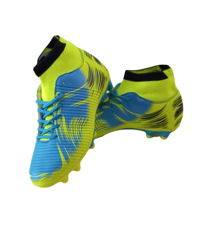 Παιδικό ποδοσφαιρικό παπούτσι, για γρασίδι, πράσινο μπλε, Μαργαράς 2303