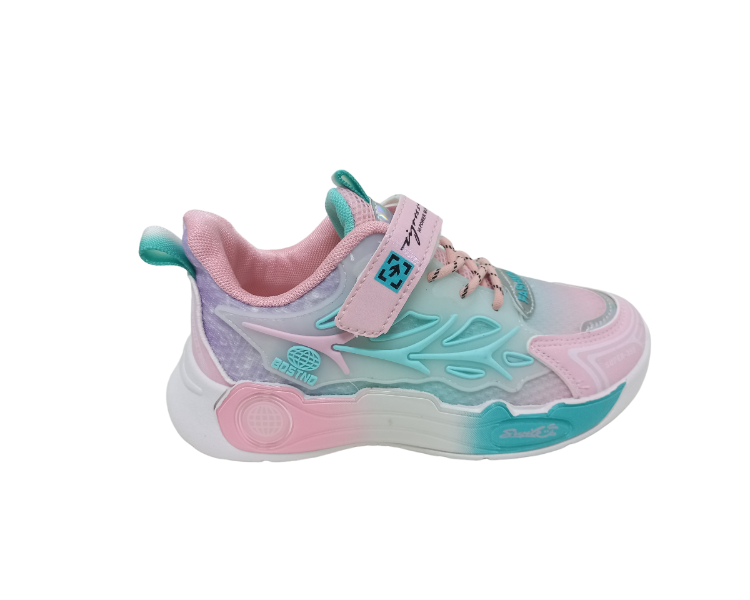Bacio & Bacio Παιδικά Αθλητικά Sneakers Ροζ-Γαλάζιο