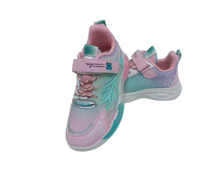 Bacio & Bacio Παιδικά Αθλητικά Sneakers Ροζ-Γαλάζιο